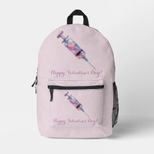 Valentijnsdag Liefdesinjectie Ontwerp Bedrukte Rugzak