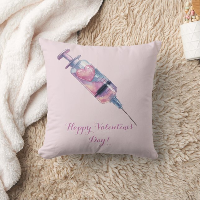 Valentijnsdag Liefdesinjectie Ontwerp Kussen (Deken)