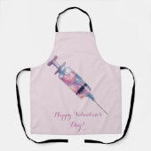 Valentijnsdag Liefdesinjectie Ontwerp Schort (Voorkant)