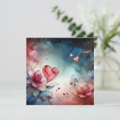 Valentijnsdag Liefdeskaarten  Kaart (Staand voorkant)