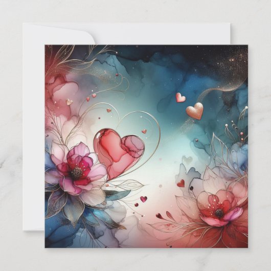 Valentijnsdag Liefdeskaarten  Kaart (Voorkant)