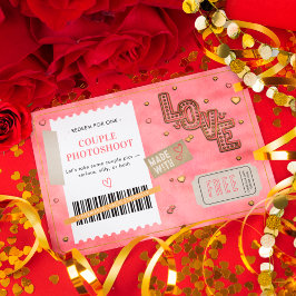 Valentijnsdag Liefdeskoppels Fotoshoot Coupon