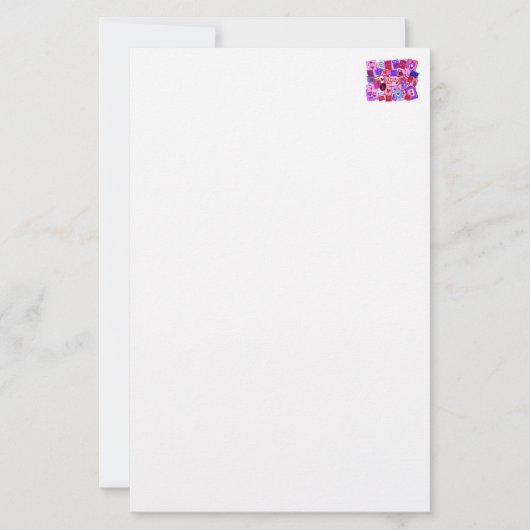 Valentijnsdag Liefdespost Zegel Papierwaren (Voorkant)