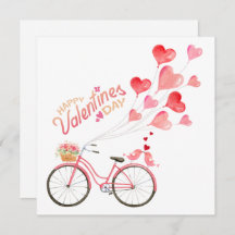 Valentijnsdag Liefdesvogels met Fiets