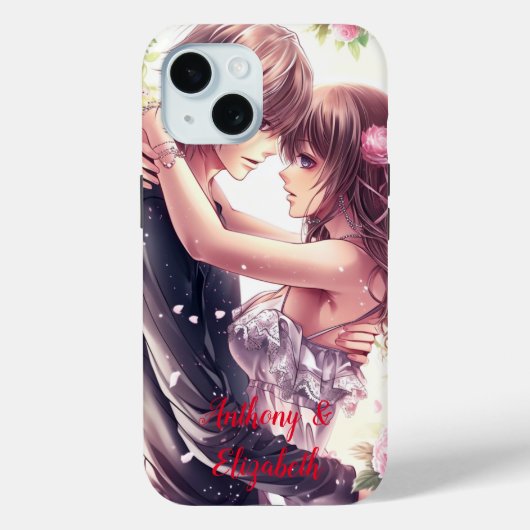 Valentijnsdag liefhebbers Case-Mate iPhone case (Achterkant)