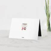 Valentijnsdag, liefje,  harten feestdagen kaart (Achterkant)