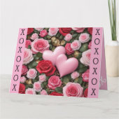 Valentijnsdag Liefje Kaart (Achterkant)