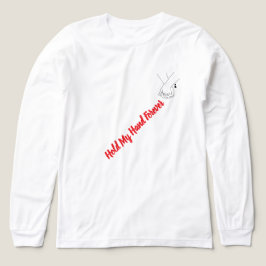 Valentijnsdag Lijnkunst Elkaar Vasthoudende T-Shir Tri-Blend Shirt