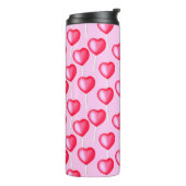 Valentijnsdag Lollypop Harten Cute Thermosbeker (Gedraaid links)