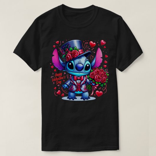 Valentijnsdag Love 2 T-shirt (Design voorkant)