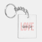 Valentijnsdag Love AcrylSleutelhanger Sleutelhanger (Voorkant Links)