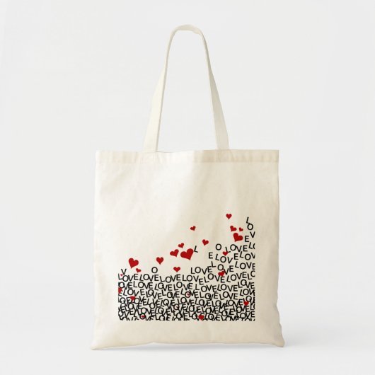 Valentijnsdag Love Bag Tote Bag (Voorkant)