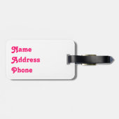 Valentijnsdag Love Bagagelabel (Achterkant horizontaal)