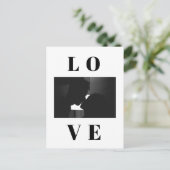 Valentijnsdag Love Briefkaart (Staand voorkant)