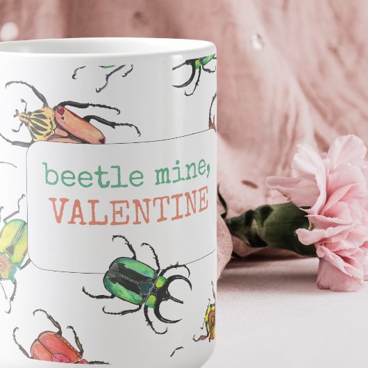 Valentijnsdag Love Bugs Koffiemok