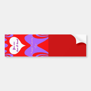 Valentijnsdag Love_ Bumpersticker