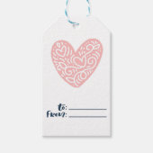 Valentijnsdag Love Cadeaulabel (Voorkant)