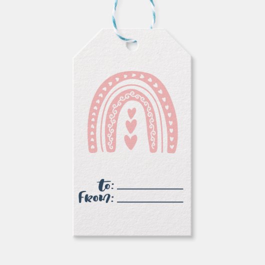 Valentijnsdag Love Cadeaulabel (Voorkant)