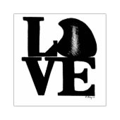 VALENTIJNSDAG LOVE Chocolate Drop-Snoep Rubberstempel (Afrduk)