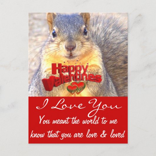 Valentijnsdag Love_ Feestdagenkaart (Voorkant)