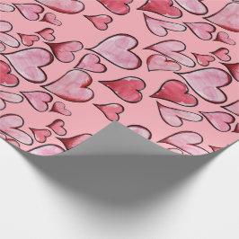 Valentijnsdag Love harten Cadeaupapier