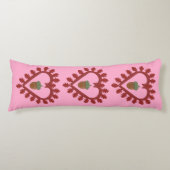 Valentijnsdag Love Heart Acorn Double Sided Lichaamskussen (Voorkant)