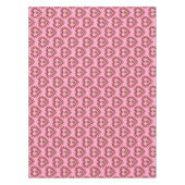 Valentijnsdag Love Heart Acorn Patterned Tafelkleed (Voorkant)