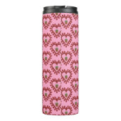 Valentijnsdag Love Heart Acorn Patterned Thermosbeker (Achterkant)