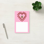 Valentijnsdag Love Heart Acorn Post-it® Notes (Kantoor)