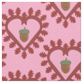 Valentijnsdag Love Heart Acorn Stof (Close Up)