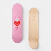 Valentijnsdag Love Heart Axolotl Persoonlijk Skateboard (Voorkant)