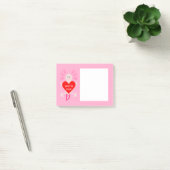 Valentijnsdag Love Heart Axolotl Post-it® Notes (Kantoor)