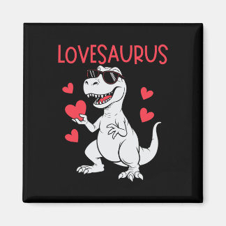 Valentijnsdag Love Heart Dinosaur Lovesaurus T-re Magneet