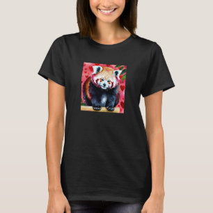 Valentijnsdag Love Heart Red Panda Vriendin Fi T-shirt