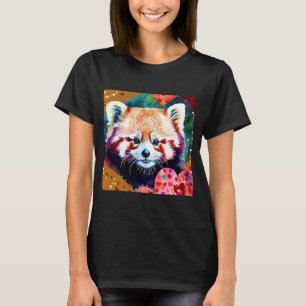 Valentijnsdag Love Heart Red Panda Vriendin Fi T-shirt