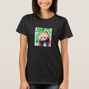 Valentijnsdag Love Heart Red Panda Vriendin Fi T-shirt