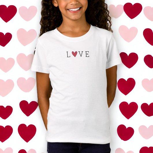 Valentijnsdag Love Heart T-shirt