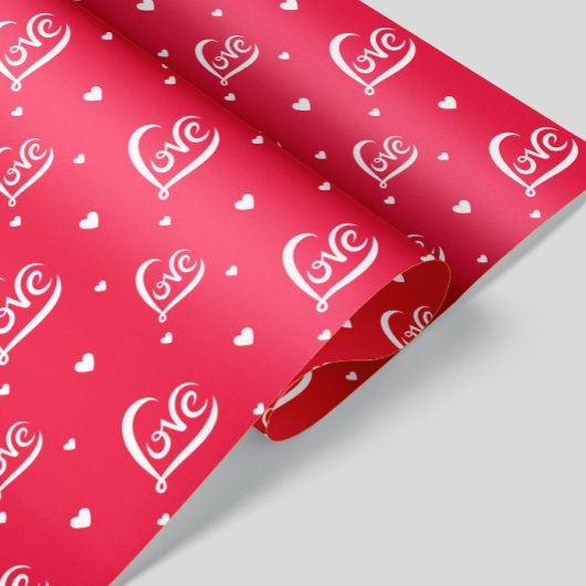 Valentijnsdag Love Heart Tissuepapier