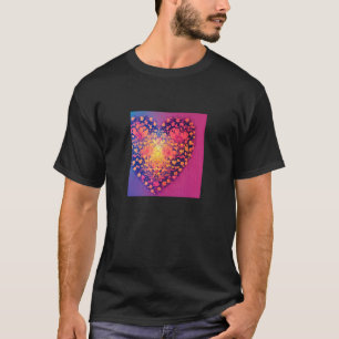 Valentijnsdag Love Heart Vriendin Fiancée T-shirt