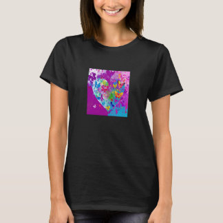 Valentijnsdag Love Heart Vriendin Fiancée T-shirt