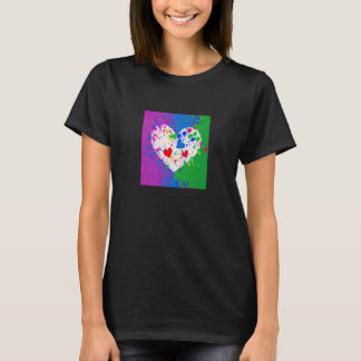 Valentijnsdag Love Heart Vriendin Fiancée T-shirt
