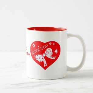 Valentijnsdag Love Hearts Mok