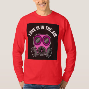 VALENTIJNSDAG LOVE IS IN DE LUCHT ANTI-VALENTIJNSE T-SHIRT