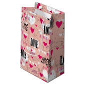 Valentijnsdag Love Klein Cadeauzakje (Achterkant Gekanteld)