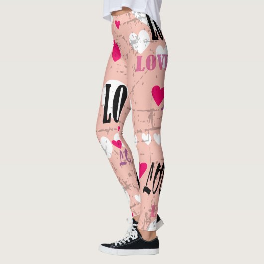 Valentijnsdag Love Leggings (Links)