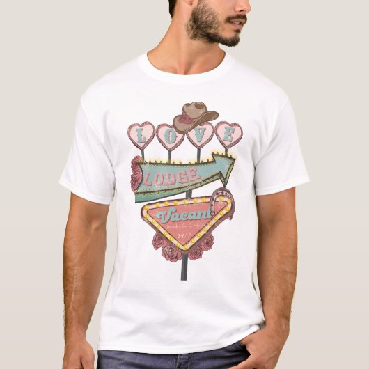 Valentijnsdag Love Lodge T-shirt (Voorkant)