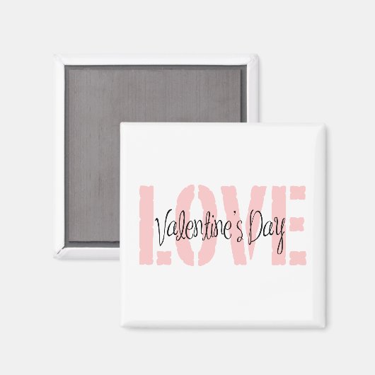 Valentijnsdag Love Magneet (Voorkant / Achterkant)