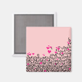 Valentijnsdag Love Magnet (Voorkant / Achterkant)