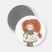 Valentijnsdag Love Magnet (Voorkant / Achterkant)