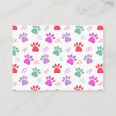 Valentijnsdag LOVE Modern Pet Dog Photo Classroom Notitiekaartje (Achterkant)